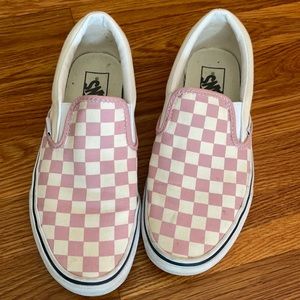 Checkered van slides